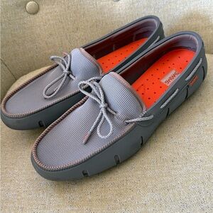 SWIMS STRIDE LACE LOAFER Gray + Orange Men’s 12 $168